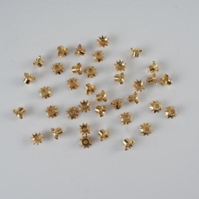 Small and Precision Brass Bevel Gears Custom